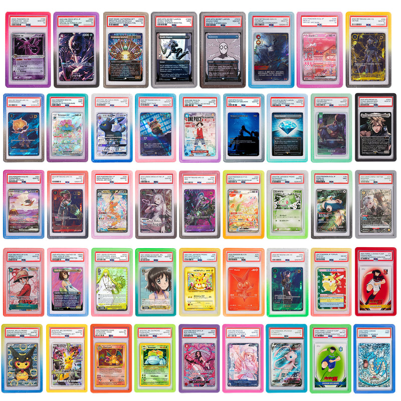 PSA Graded Card Slab TPU Bumper Guard Protector Case TCG MTG Display 46 colors