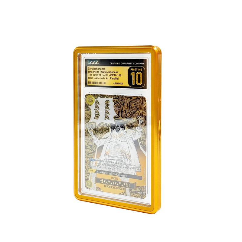 PSA 35PT Slab Bumper Case UPGRADED Color match Frame No Black Border Display TCG